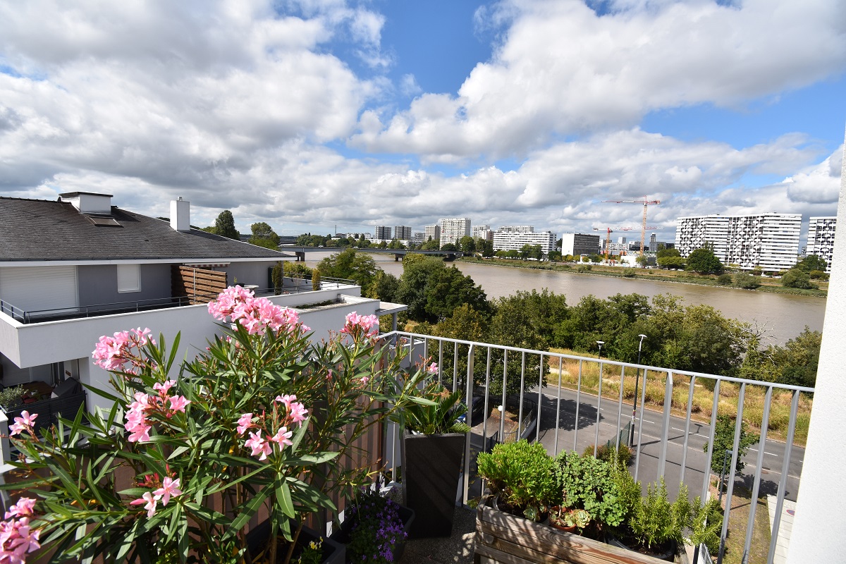 Exclu Nantes Sud T3/4 terrasse vues panoramiques